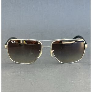 RAY BAN Sunglasses RB3483 Silver and Black / Gray Lens 60 16 140